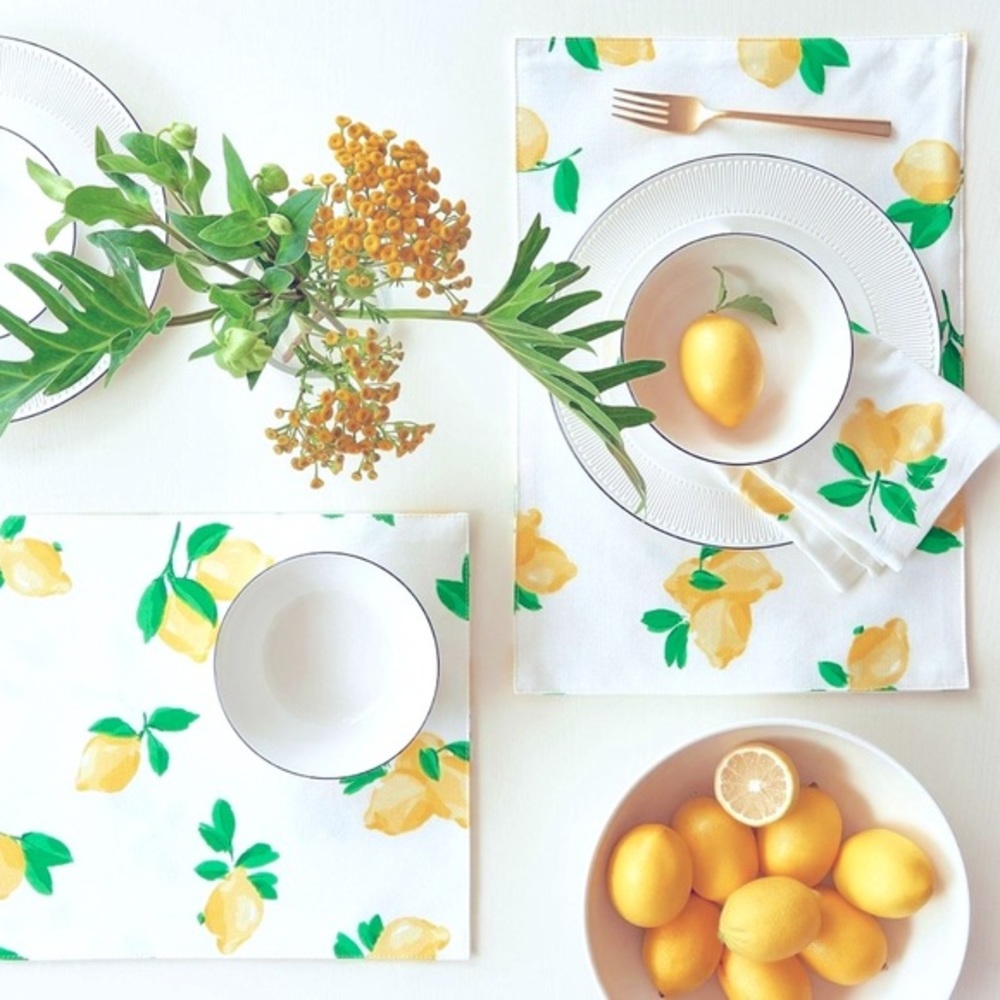 Kate Spade New York Make Lemonade 4PC Placemats